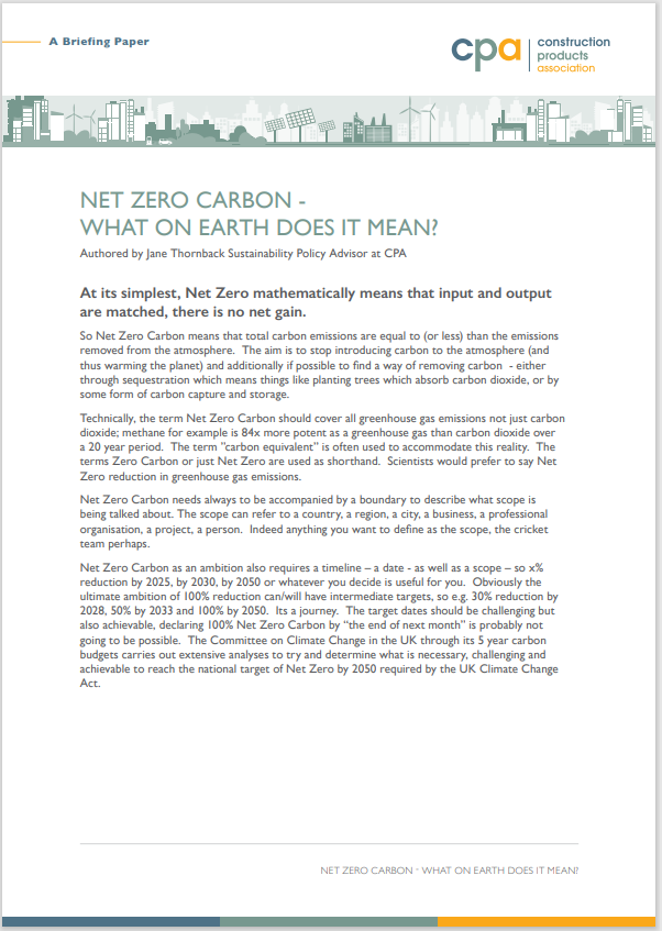 Net Zero Carbon 