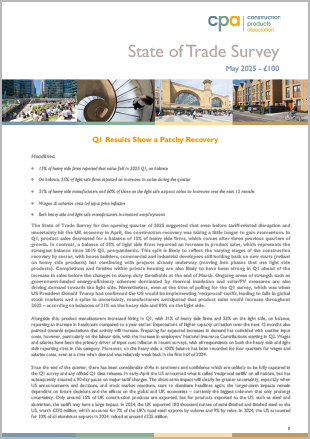 State of Trade Survey - 2025 Q1