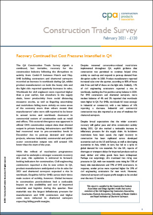 Construction Trade Survey - 2020 Q4