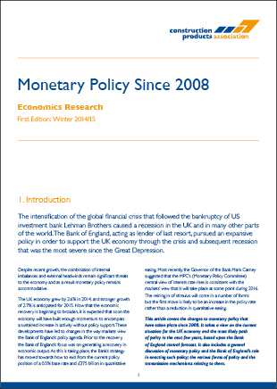Monetary Policy Since 2008